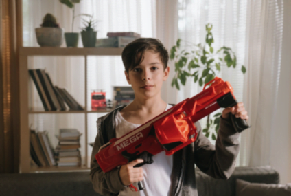 Magazin de arme cu aer comprimat și dispozitive pentru protecție