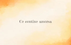 ce contine amorsa