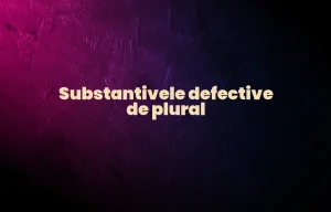 substantive defective de plural