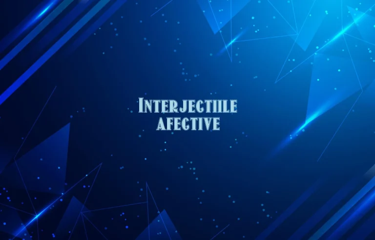 interjectii afective