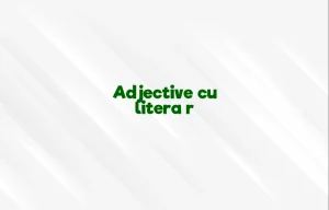 adjective cu r