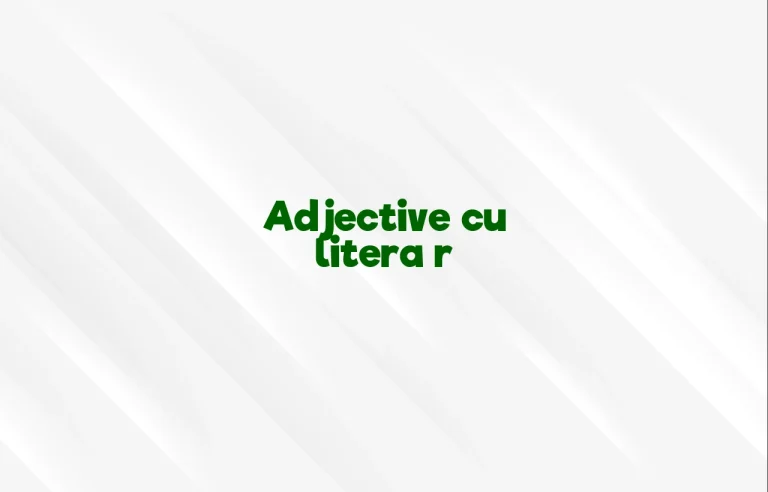 adjective cu r