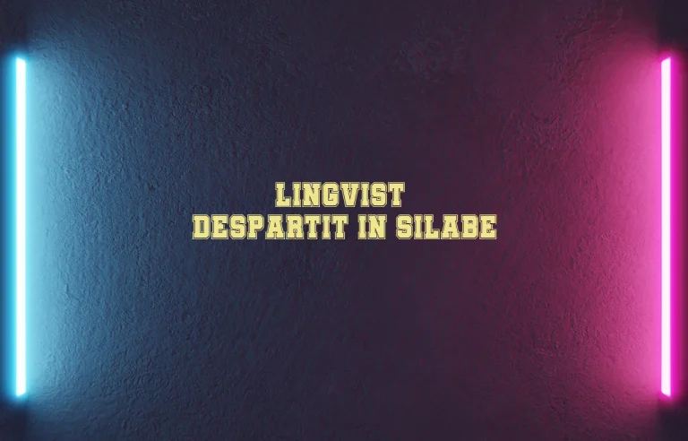 lingvist despartit in silabe