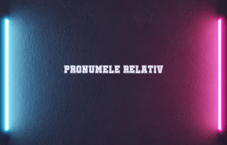 pronumele relativ