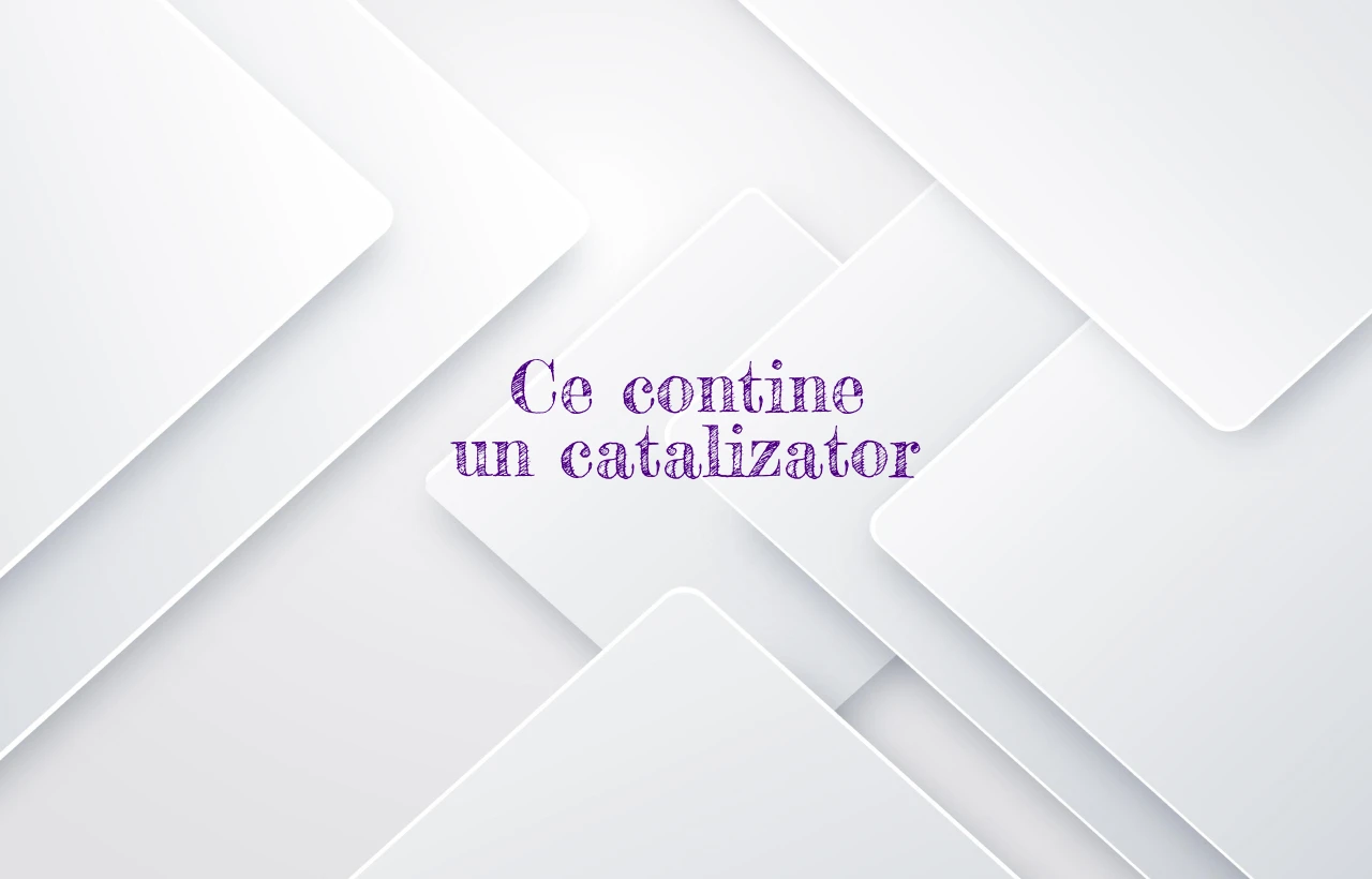 ce contine un catalizator